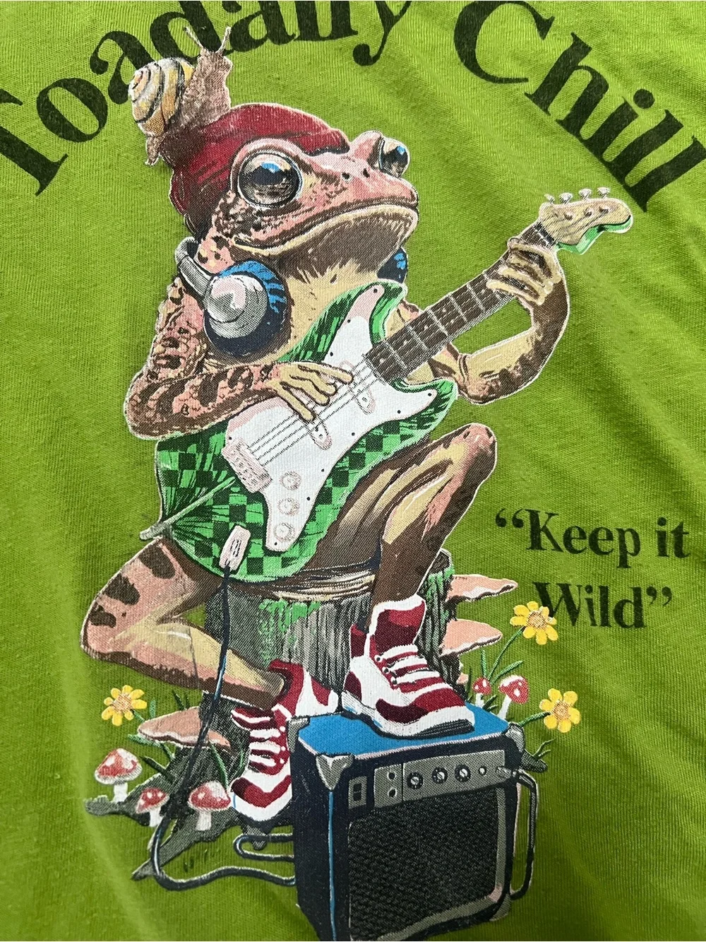 Green 'Toadally Chill' Graphic Short-Sleeve Tee